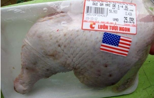 Hải quan xác nhận đùi gà Mỹ giá 20.000 đồng/kg có ở Việt Nam