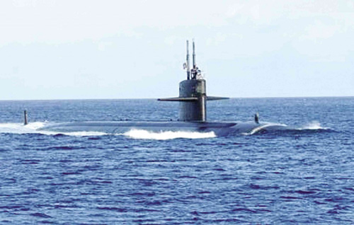 Cận cảnh tàu ngầm tối tân của Mỹ tới Philippines