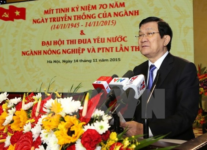Chủ tịch nước: Nông nghiệp Việt Nam đứng trước thách thức gay gắt